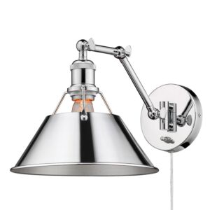 Orwell Ch 1-Light Wall Sconce in Chrome