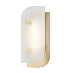  Yin & Yang Wall Sconce in Aged Brass