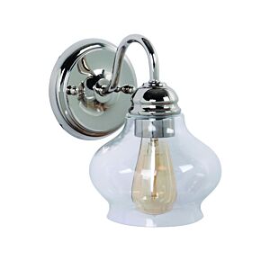 Craftmade Yorktown 9" Wall Sconce in Polished Nickel