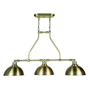 Craftmade Timarron 3-Light 11" Kitchen Island Light in Legacy Brass