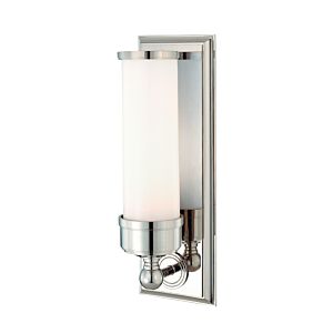 Hudson Valley Everett 5 Inch Bathroom Vanity Light in Polished Nickel