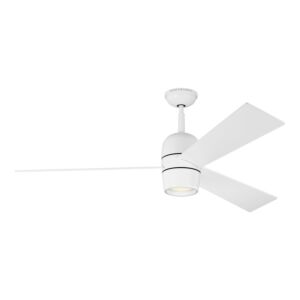 Alba 1-Light 60" Ceiling Fan in Matte White