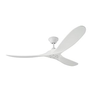 Visual Comfort Fan Maverick Indoor/Outdoor 60" Ceiling Fan in Matte White 