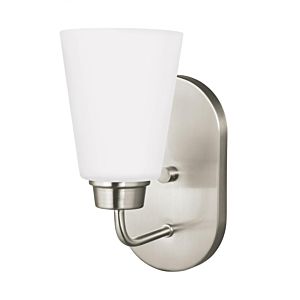 Generation Lighting Kerrville Wall Sconce in Brushed Nickel