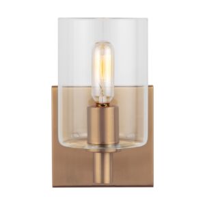 Fullton 1-Light LED Bathroom Vanity Light in Satin Brass