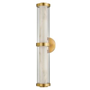 Caterina 1-Light LED Wall Sconce in Vintage Brass