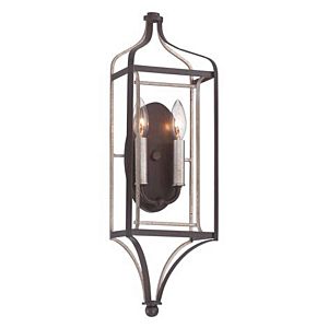 Minka Lavery Astrapia 2 Light Wall Sconce in Dark Rubbed Sienna