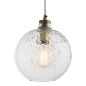 Arteriors Monica 9.5 Inch Pendant in Sand Infused Glass