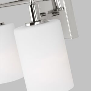 Oak Moore 4-Light LED Bathroom Vanity Light in Chrome