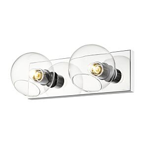 Z-Lite Marquee 2-Light Wall Sconce In Chrome 