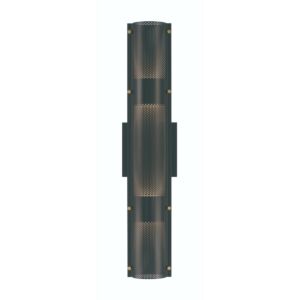 Westcliffe 1-Light LED Outdoor Wall Sconce in Gold