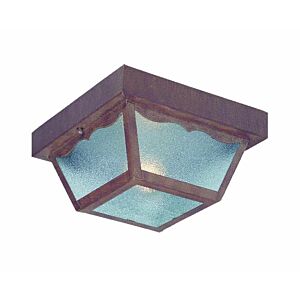 Builder's Choice 1-Light Burled Walnut Ceiling Light