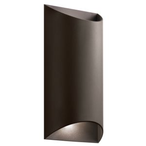 Kichler Wesley LED Medium Outdoor Wall in Textured Architectural Bronze