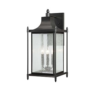 Savoy House Dunnmore 3 Light Outdoor Wall Lantern in Black