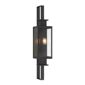 Ascott 3-Light Outdoor Wall Lantern in Matte Black