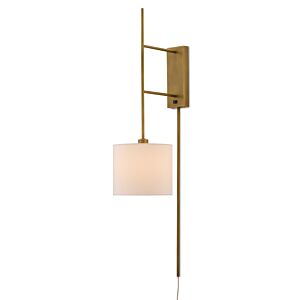 Currey & Company 46 Inch Savill Wall Sconce in Antique Brass