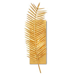 Janaki 1-Light Wall Sconce in Gold Leaf