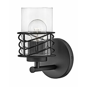 Hinkley Della 1-Light Bathroom Vanity Light In Black
