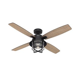 Hunter Port Royale 52 Inch Indoor/Outdoor Ceiling Fan in Natural Iron