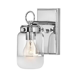 Hinkley Penley 1-Light Bathroom Vanity Light In Polished Nickel