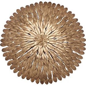Crystorama Broche 6 Light 9 Inch Wall Sconce in Antique Gold