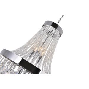 CWI Vast 6 Light Chandelier With Chrome Finish