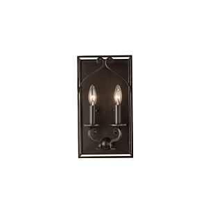 Somers 2-Light Wall Sconce in Heirloom Bronze