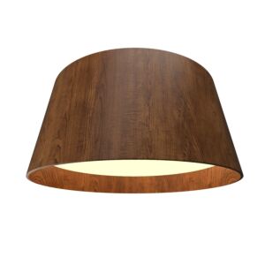 Conical LED Ceiling Mount in Imbuia