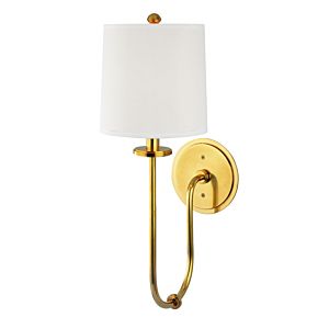 Hudson Valley Jericho 21 Inch Wall Sconce in Aged Brass