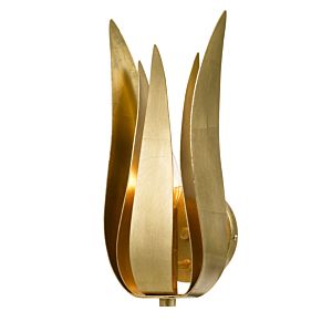 Crystorama Broche 14 Inch Wall Sconce in Antique Gold