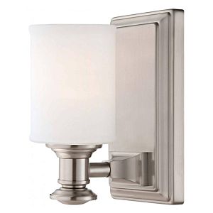 Minka Lavery Harbour Point Bathroom Wall Sconce in Brushed Nickel