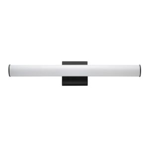 Rail 1-Light LED Bathroom Vanity Light Bar in Black