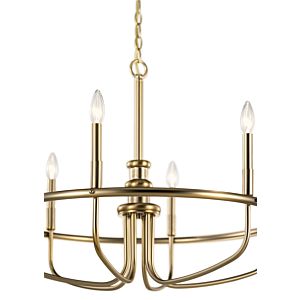 Kichler Capitol Hill 6 Light Traditional Chandelier in Classic Bronze