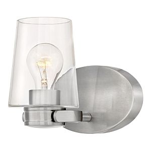 Branson 1-Light Bathroom Wall Sconce in Brushed Nickel