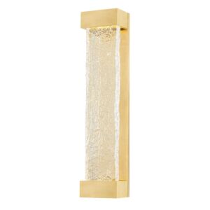 Wharton 1-Light LED Wall Sconce in Aged Brass