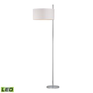 Attwood 1-Light LED Floor Lamp in Polished Nickel