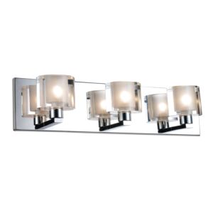 CWI Tina 3 Light Wall Sconce With Chrome Finish