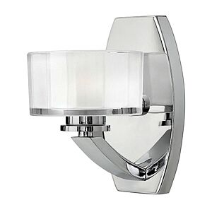 Hinkley Meridian 1-Light Bathroom Vanity Light In Chrome