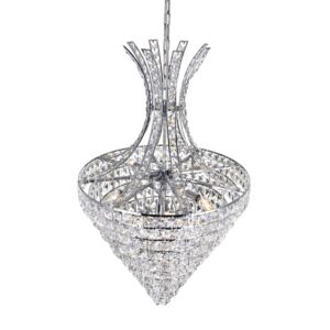 CWI Lighting Chique 12 Light Chandelier with Chrome finish