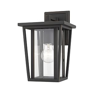 Z-Lite Seoul 1-Light Outdoor Wall Sconce In Oil Rubbed Bronze