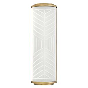 Devon LED Bathroom Vanity Light Sconce in Lacquered Brass