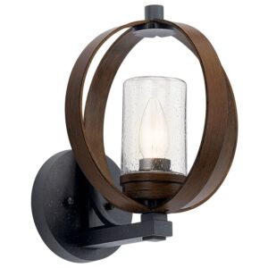 Grand Bank 1-Light Outdoor Wall Mount in Auburn Stained Finish