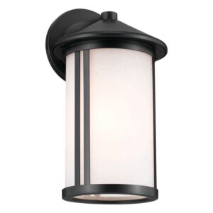 Lombard 1-Light Outdoor Wall Mount in Black