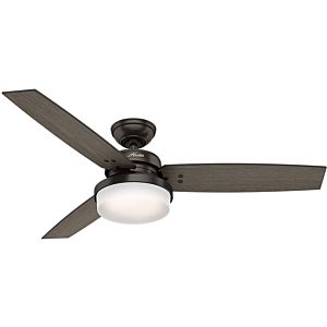 Hunter Fans Sentinel 2 Light 52 Inch Indoor Ceiling Fan in Premier Bronze