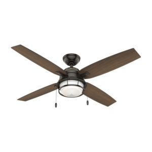 Hunter Ocala 2 Light 52 Inch Indoor/Outdoor Ceiling Fan in Noble Bronze