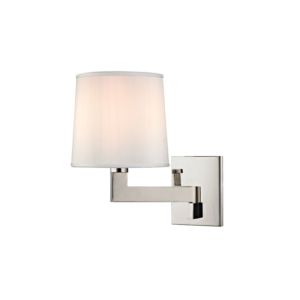 Hudson Valley Fairport 11 Inch Wall Sconce in Polished Nickel