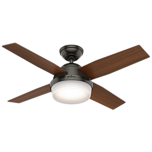 Hunter Dempsey 2 Light 44 Inch Indoor Ceiling Fan in Noble Bronze