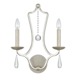 Manning 2-Light Optical Crystal Wall Sconce