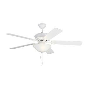 Visual Comfort Fan Haven Dc LED 2-Light 52" Indoor Ceiling Fan in Matte White