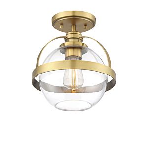 Savoy House Pendleton 1 Light Ceiling Light in Warm Brass
